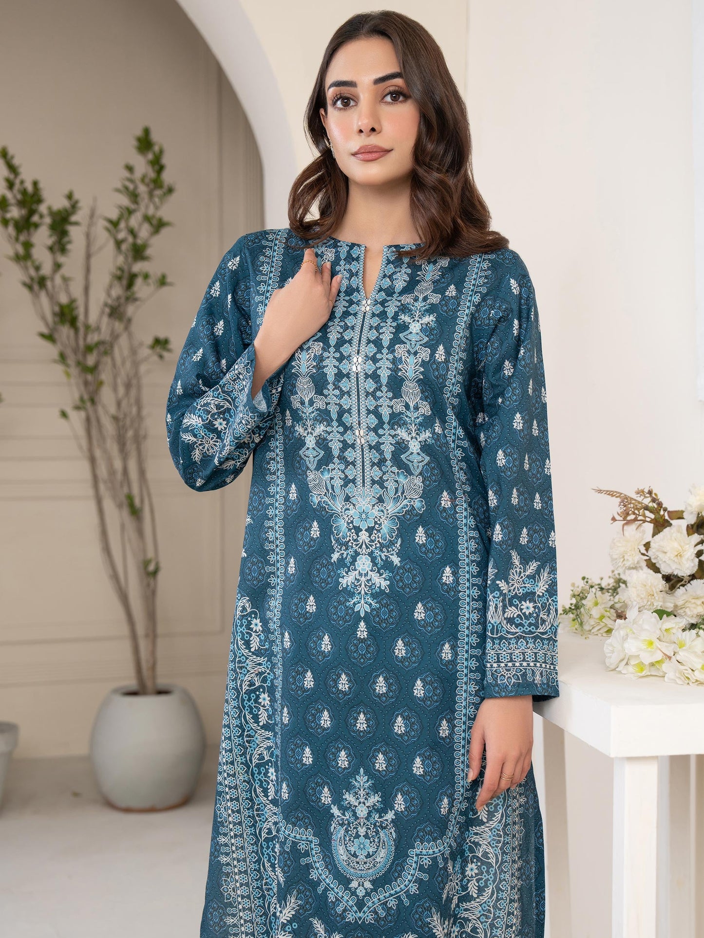 Lawn Shirt-Printed (Unstitched)