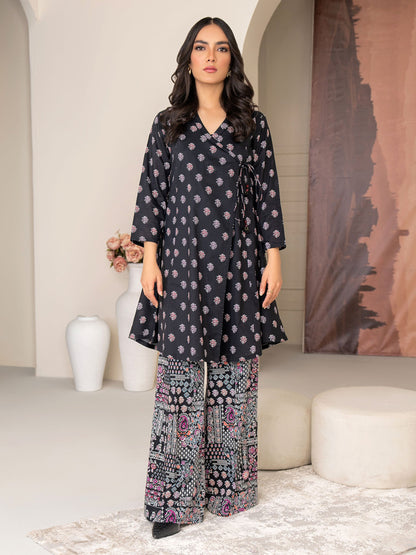 2 Piece Viscose Lawn Suit-Printed (Unstitched)