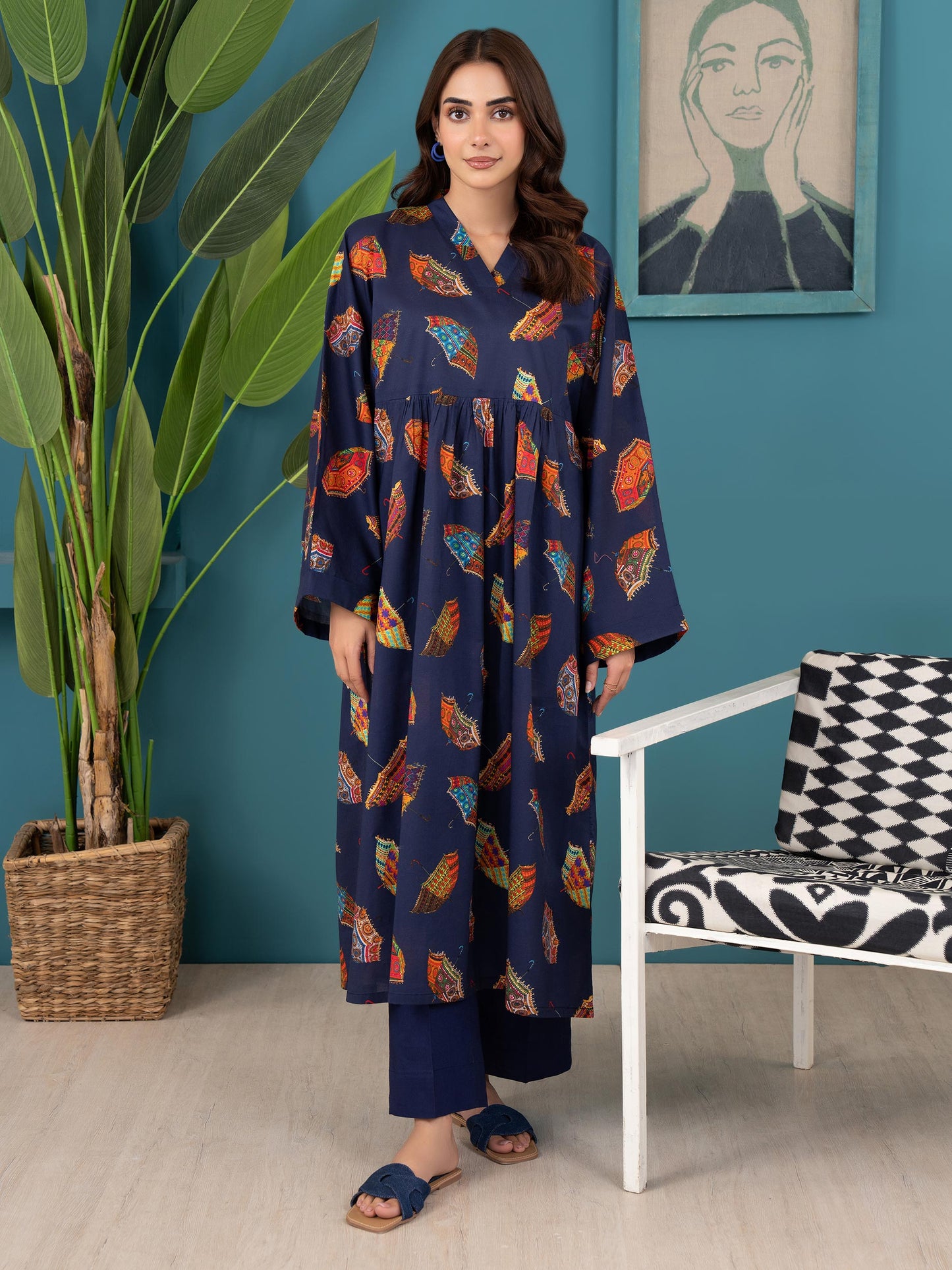 Lawn Shirt-Printed (Unstitched)