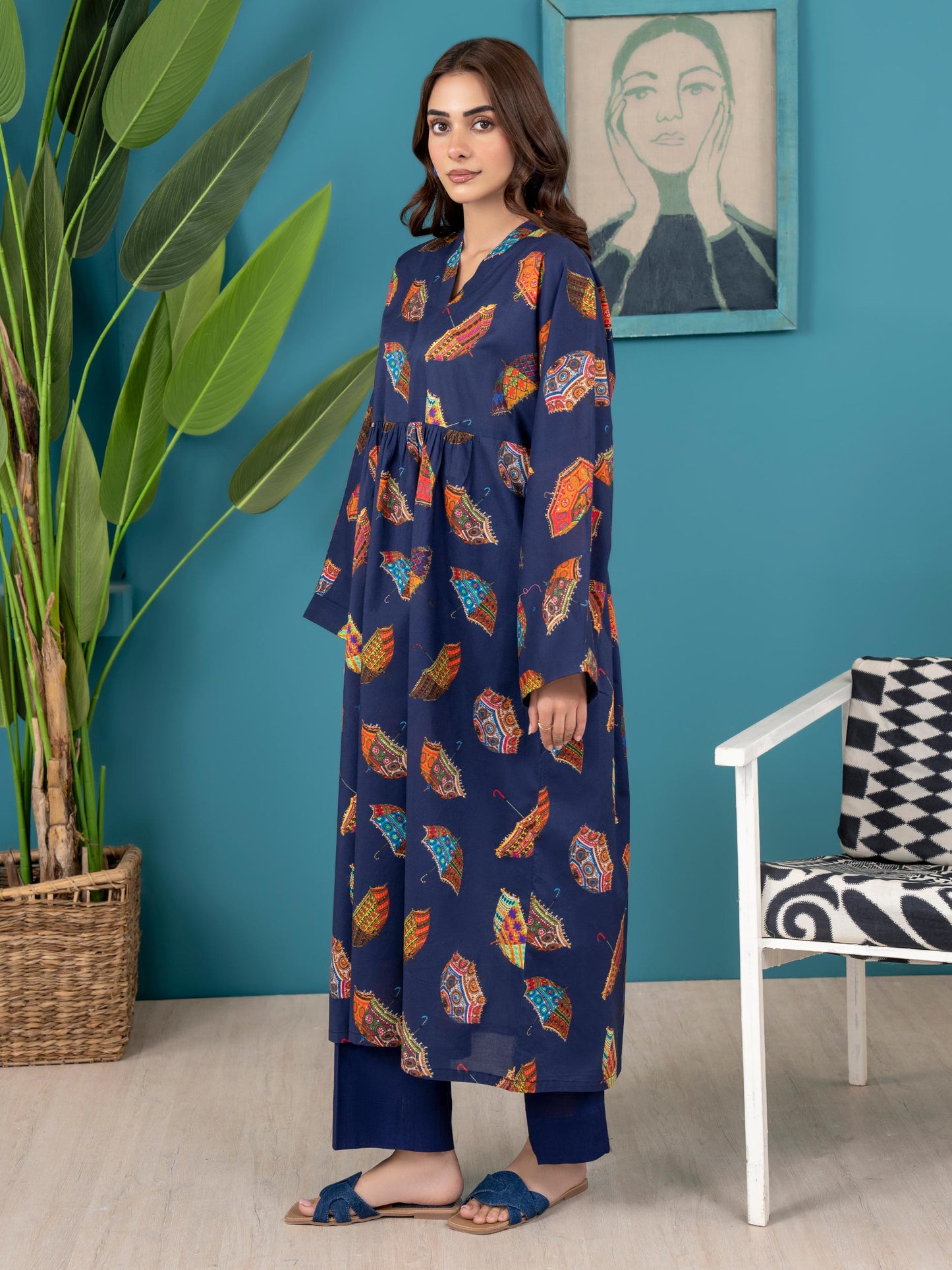 Lawn Shirt-Printed (Unstitched)