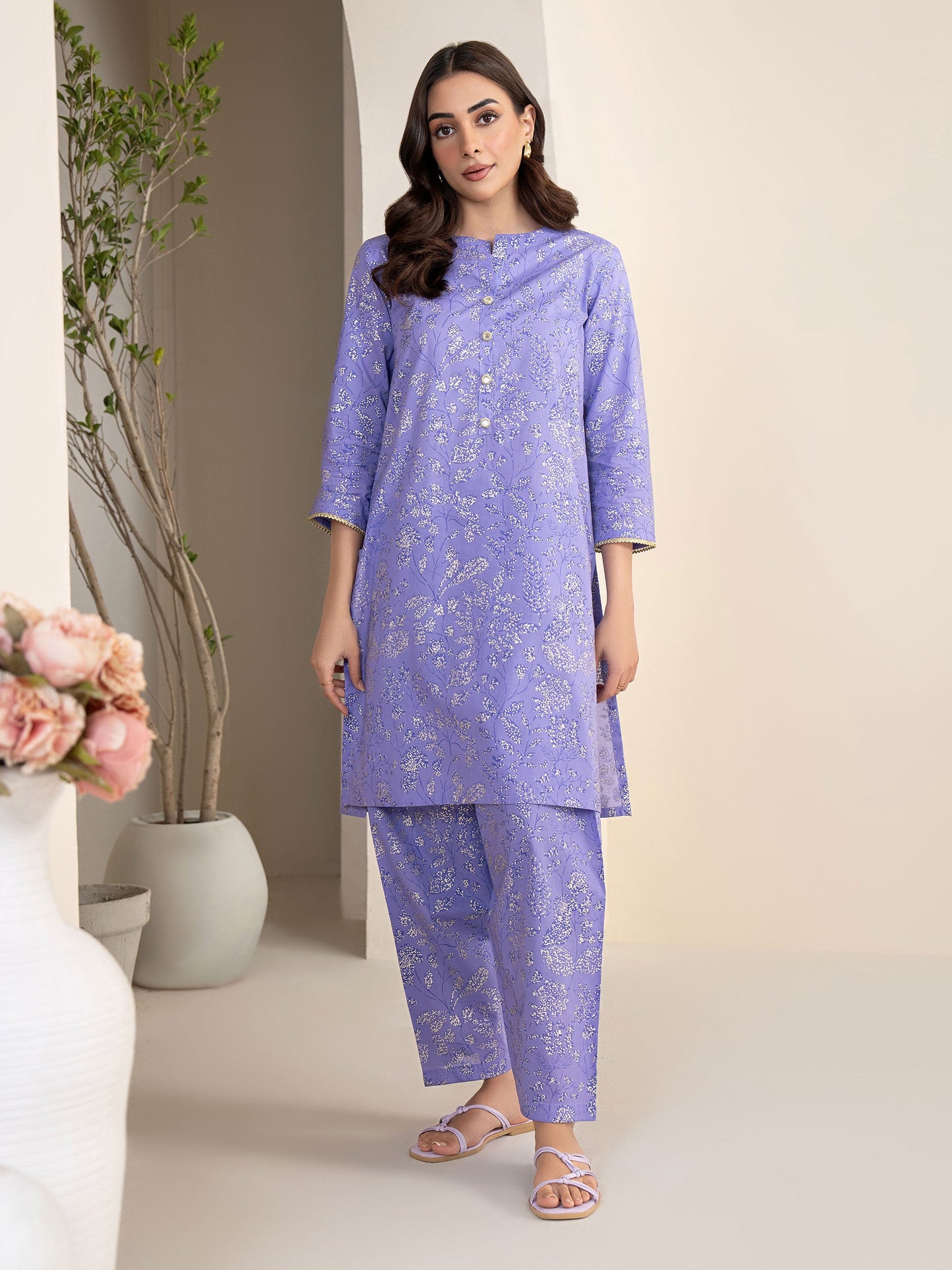 Lawn Shirt-Paste Print (Unstitched)