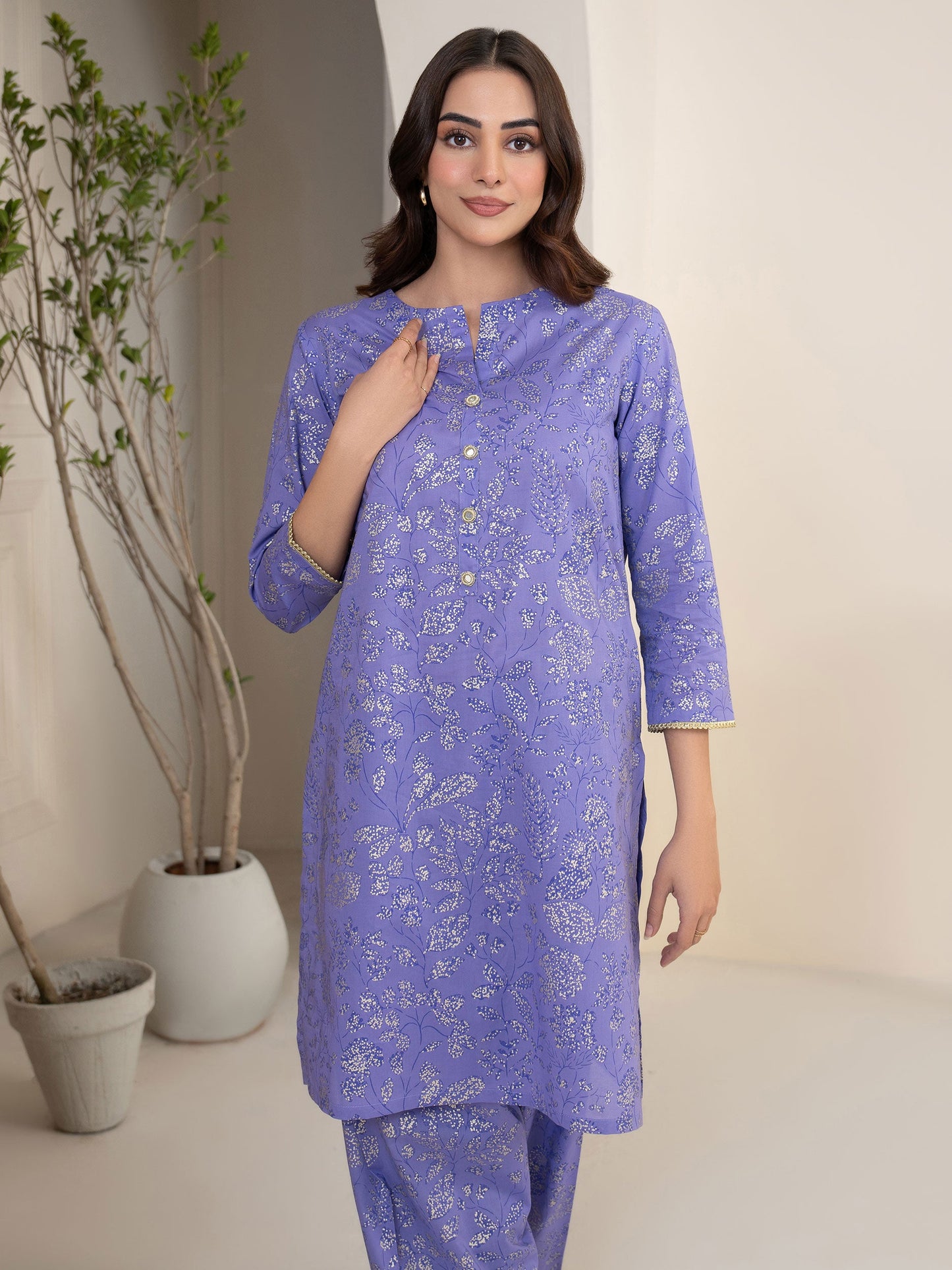 Lawn Shirt-Paste Print (Unstitched)