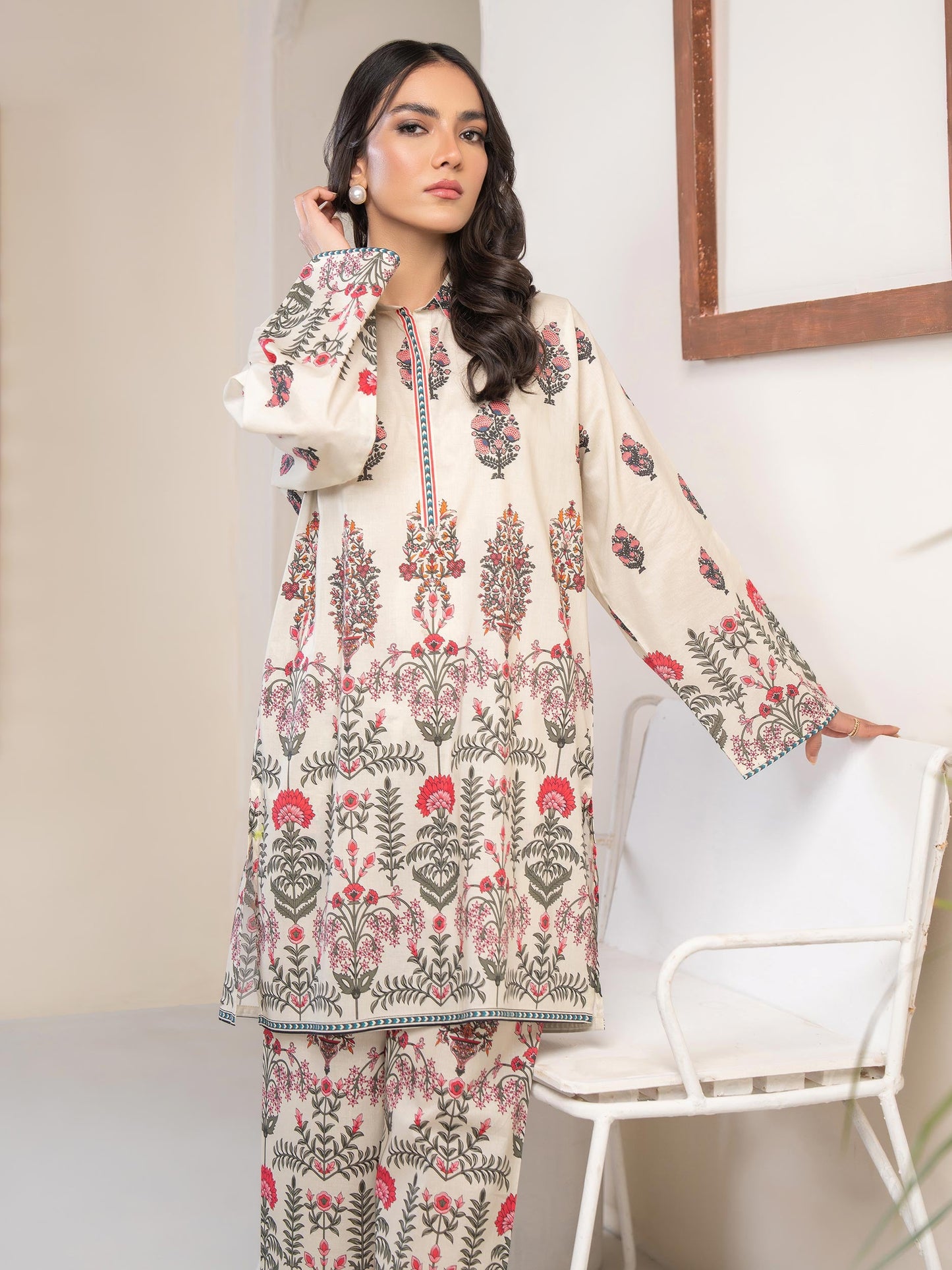 Lawn Shirt-Printed (Unstitched)