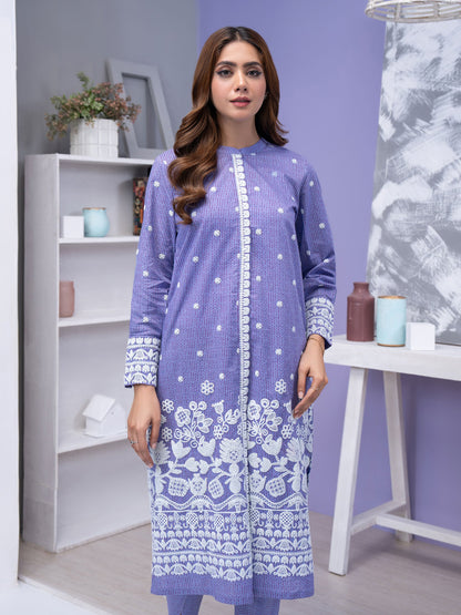 2 Piece Lawn Suit-Emboss Print (Unstitched)