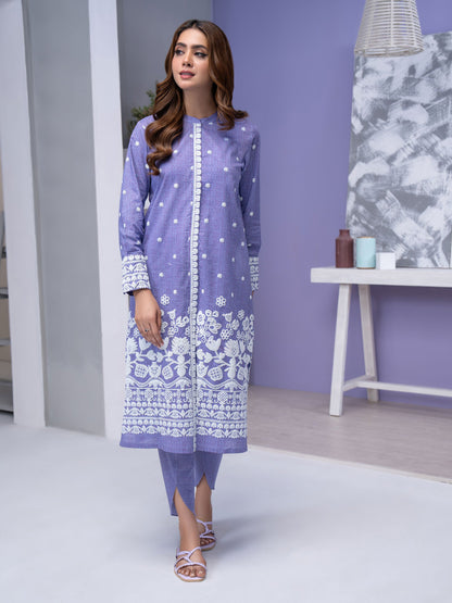2 Piece Lawn Suit-Emboss Print (Unstitched)