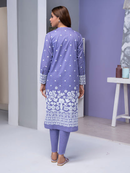 2 Piece Lawn Suit-Emboss Print (Unstitched)