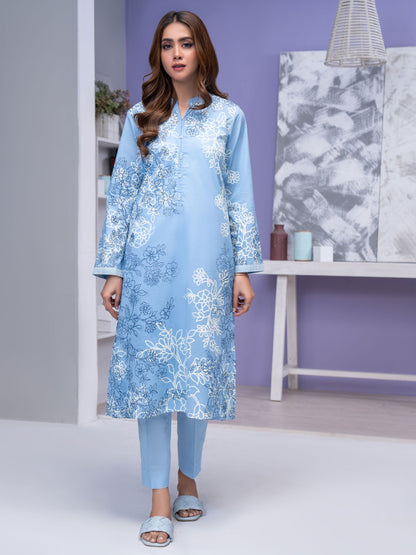 2 Piece Lawn Suit-Emboss Print (Unstitched)