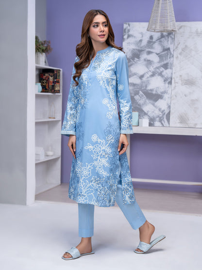 2 Piece Lawn Suit-Emboss Print (Unstitched)