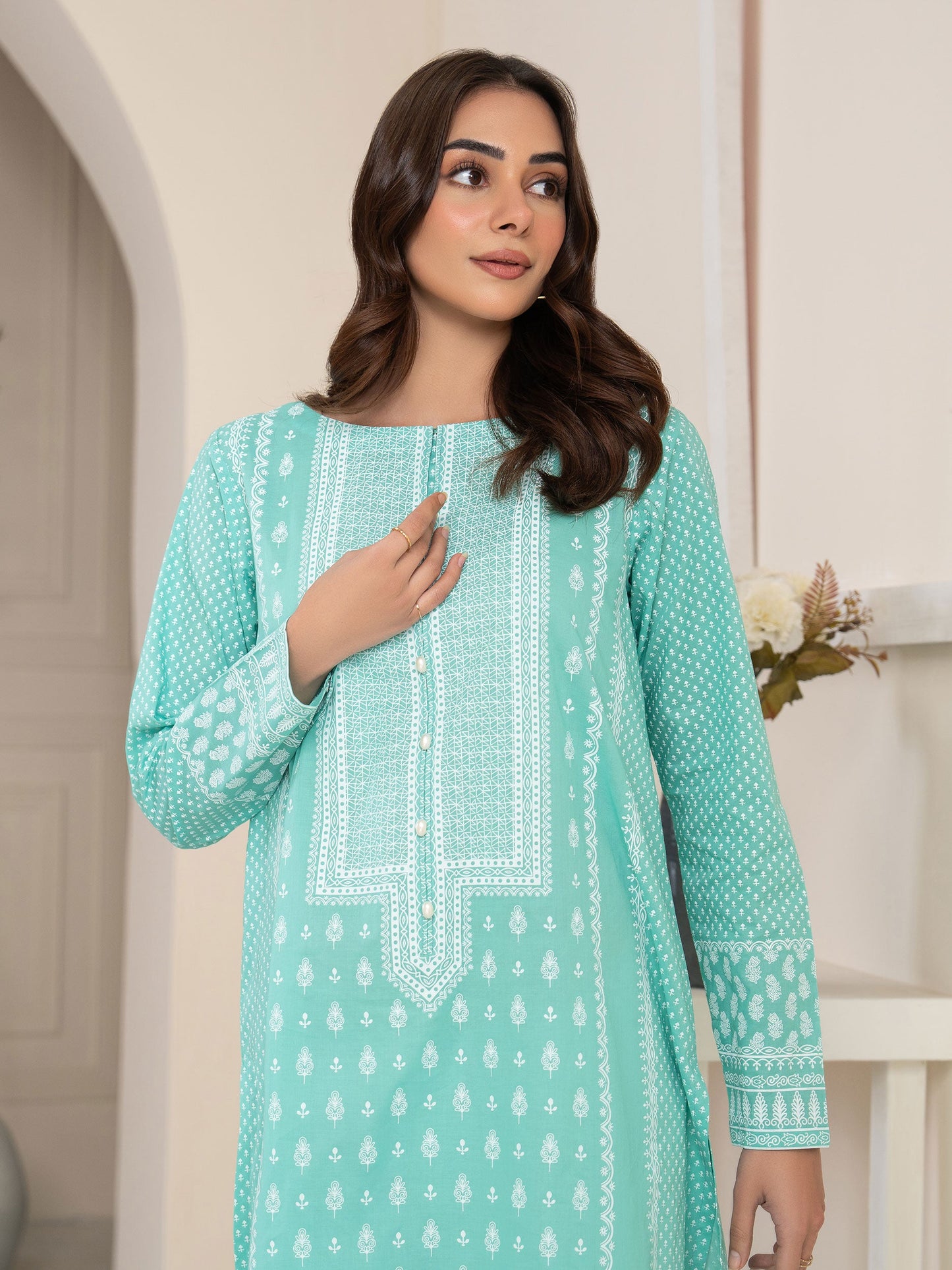 Lawn Shirt-Paste Print (Unstitched)