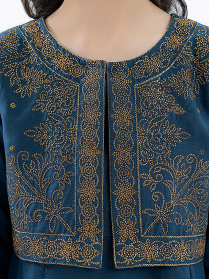 2 Piece Cambric Suit-Embroidered