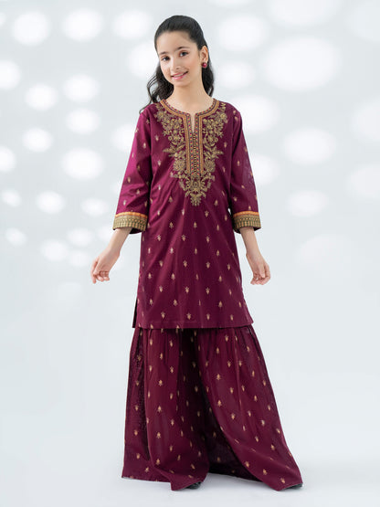 2 Piece Lawn Suit-Embroidered