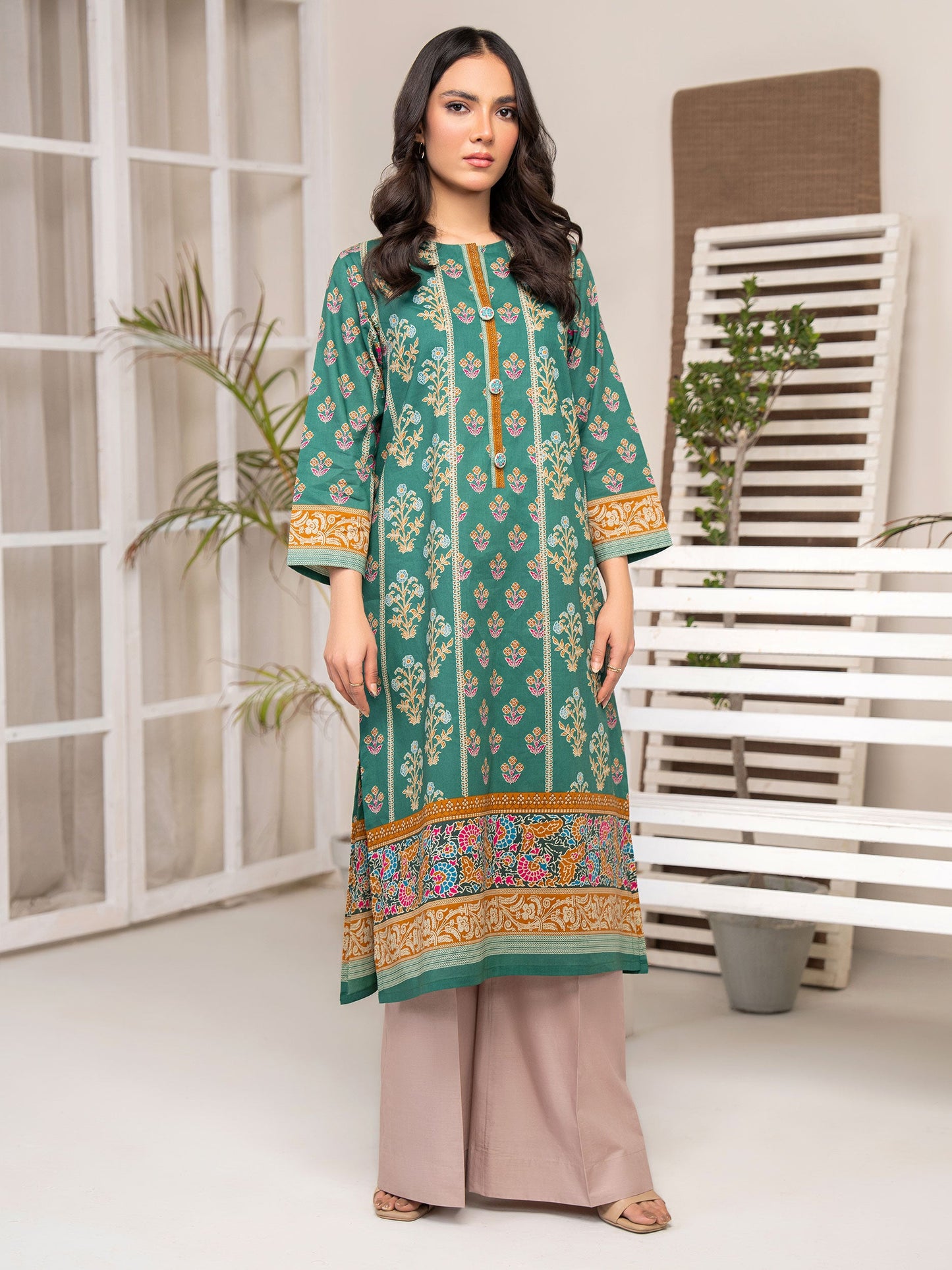 Lawn Shirt-Printed (Unstitched)