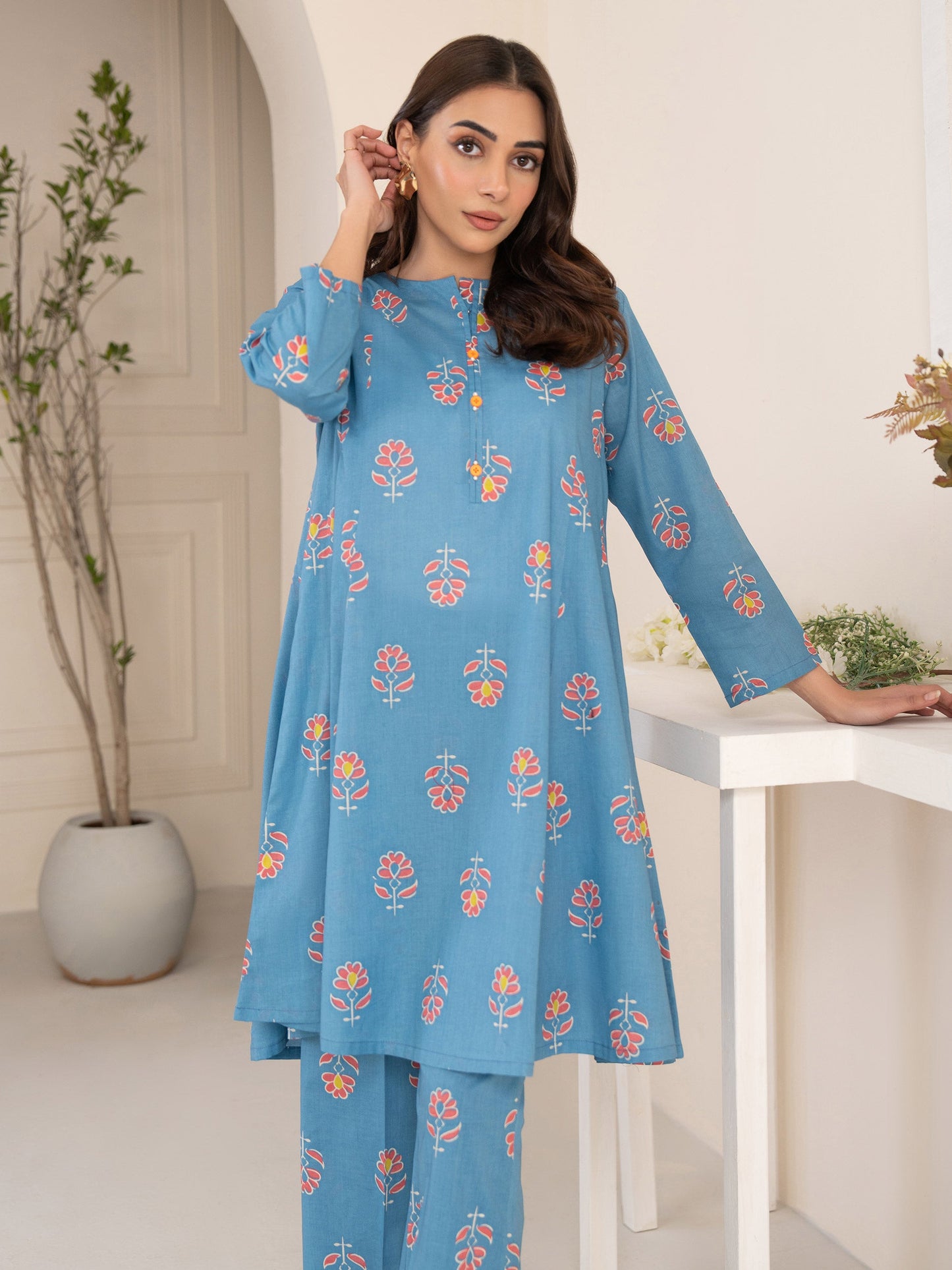 Lawn Shirt-Printed (Unstitched)