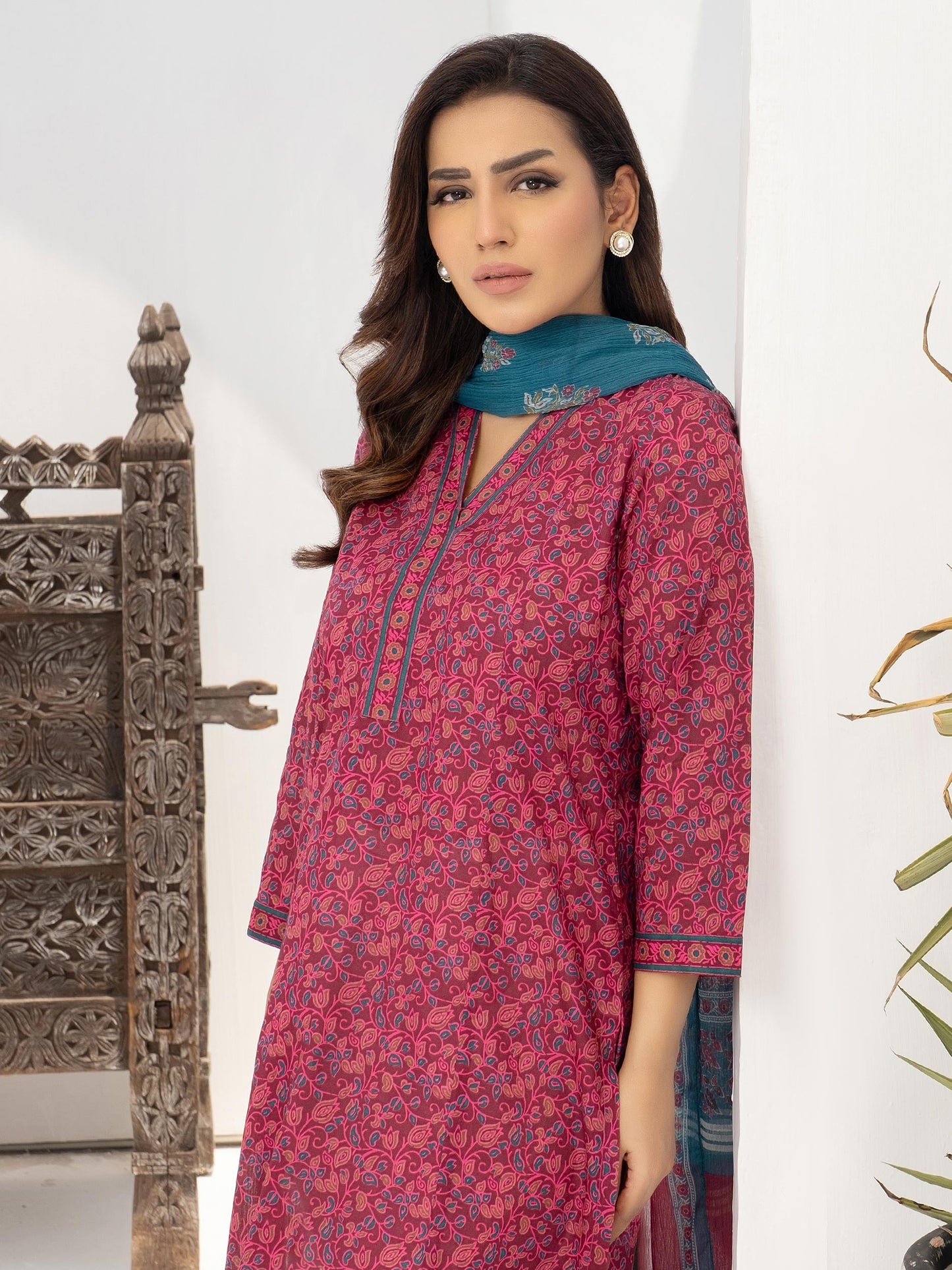2 Piece Lawn Suit-Printed (Unstitched)