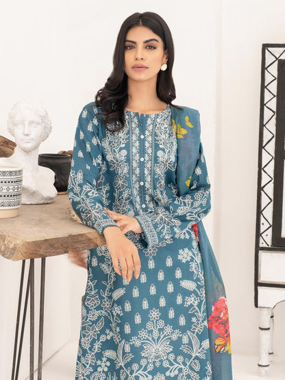 2 Piece Lawn Suit-Printed (Unstitched)