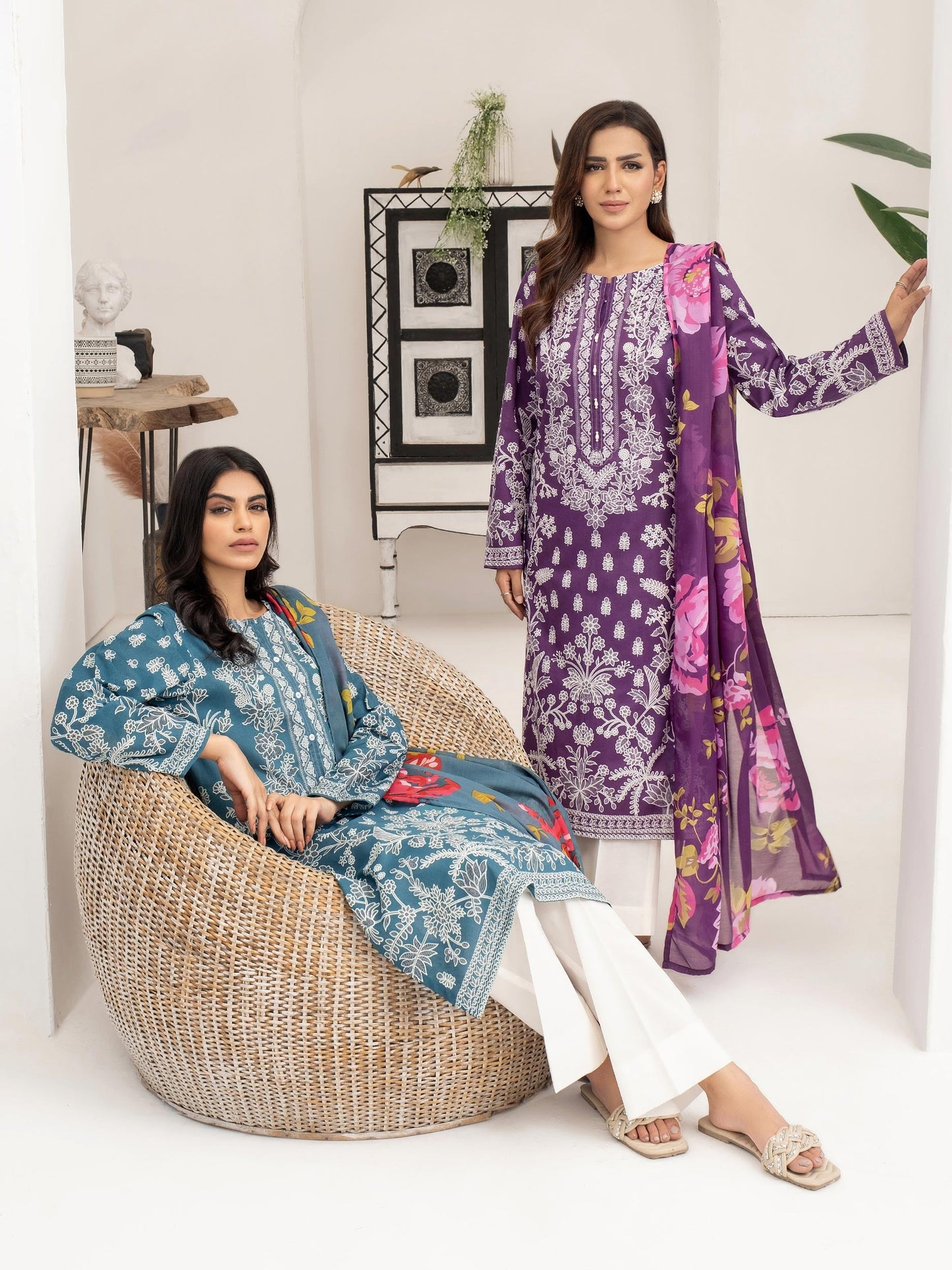 2 Piece Lawn Suit-Printed (Unstitched)