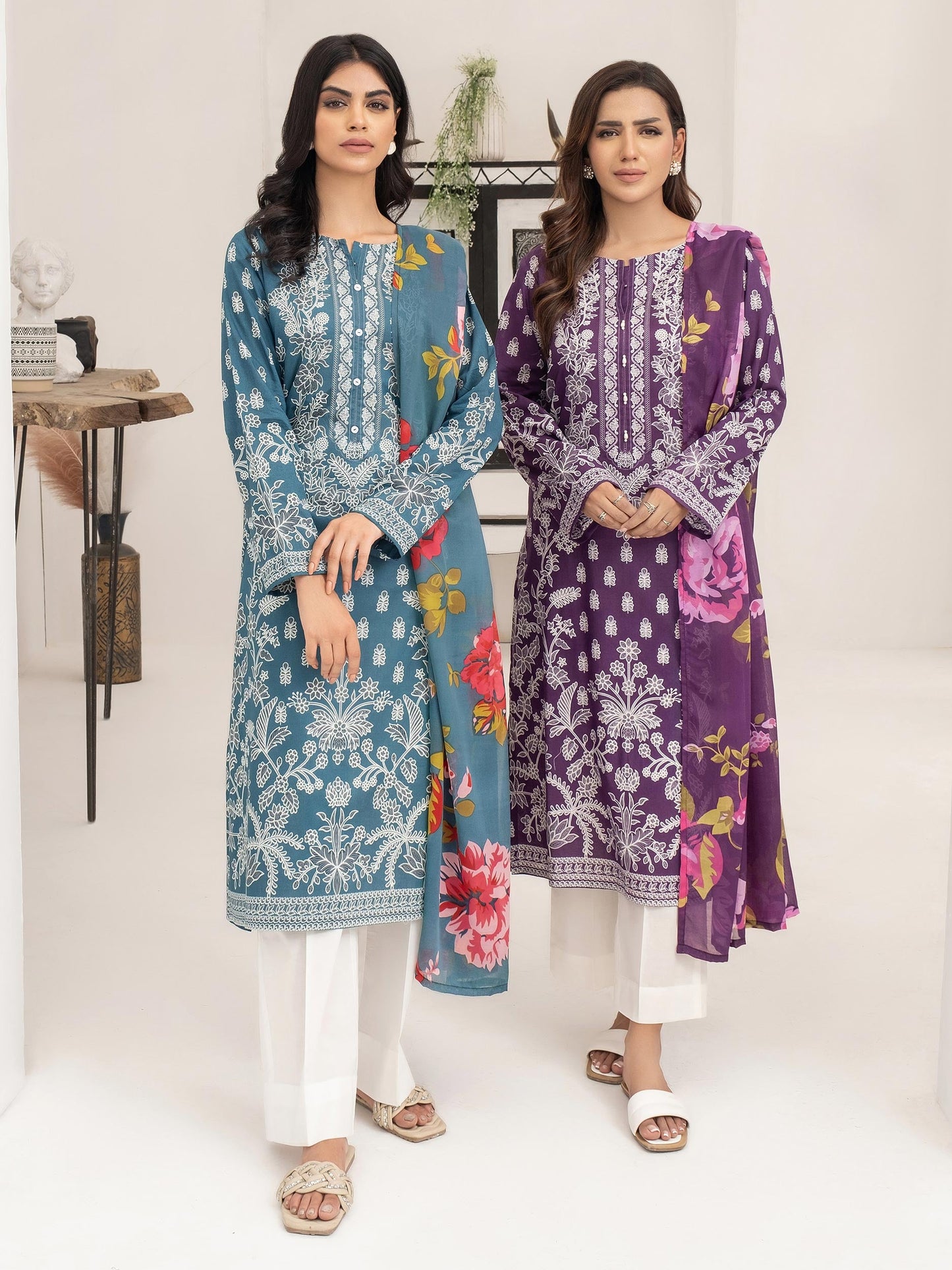 2 Piece Lawn Suit-Printed (Unstitched)