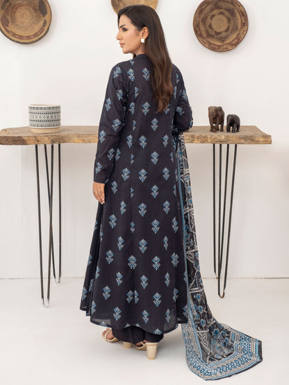 2 Piece Viscose Lawn Suit-Printed (Unstitched)