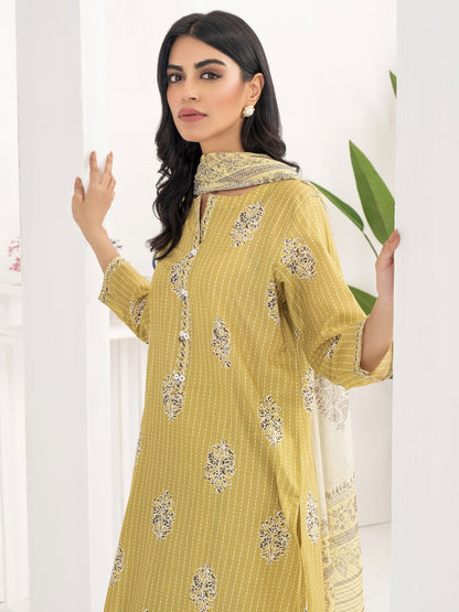 3 Piece Lawn Suit-Paste Print (Unstitched)