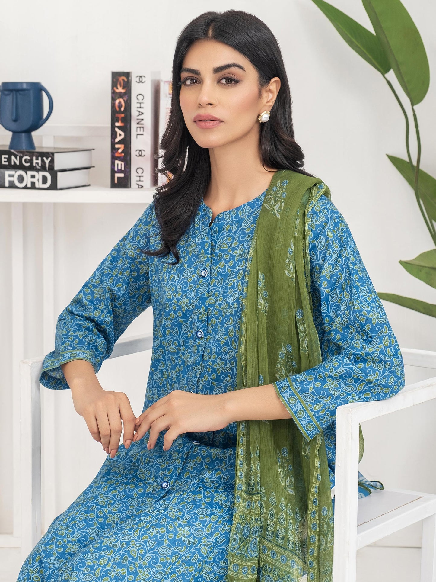 2 Piece Lawn Suit-Printed (Unstitched)