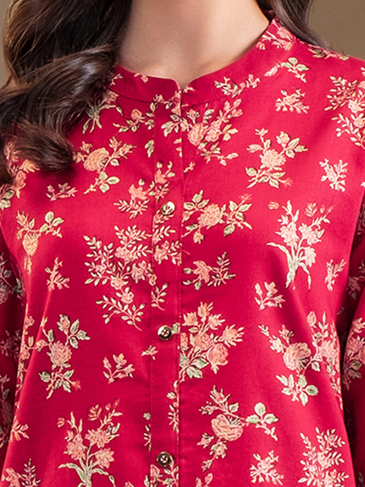 Khaddar Shirt-Paste Print (Unstitched)