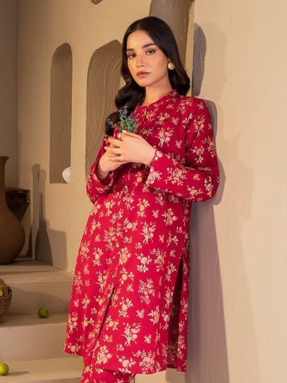 Khaddar Shirt-Paste Print (Unstitched)