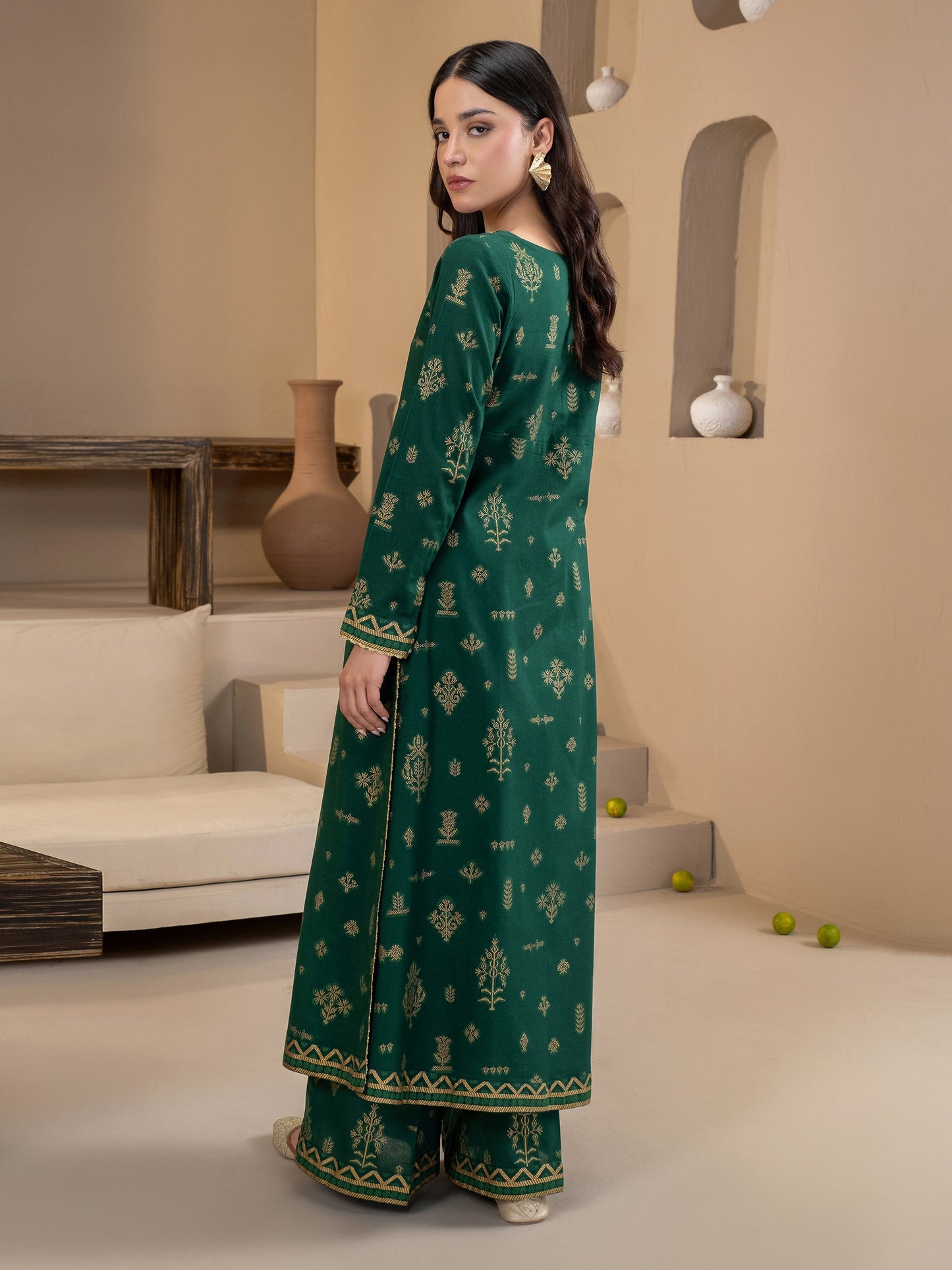 Khaddar Shirt-Paste Print (Unstitched)