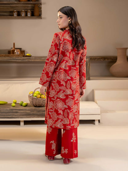 2 Piece Khaddar Suit-Paste Print (Unstitched)