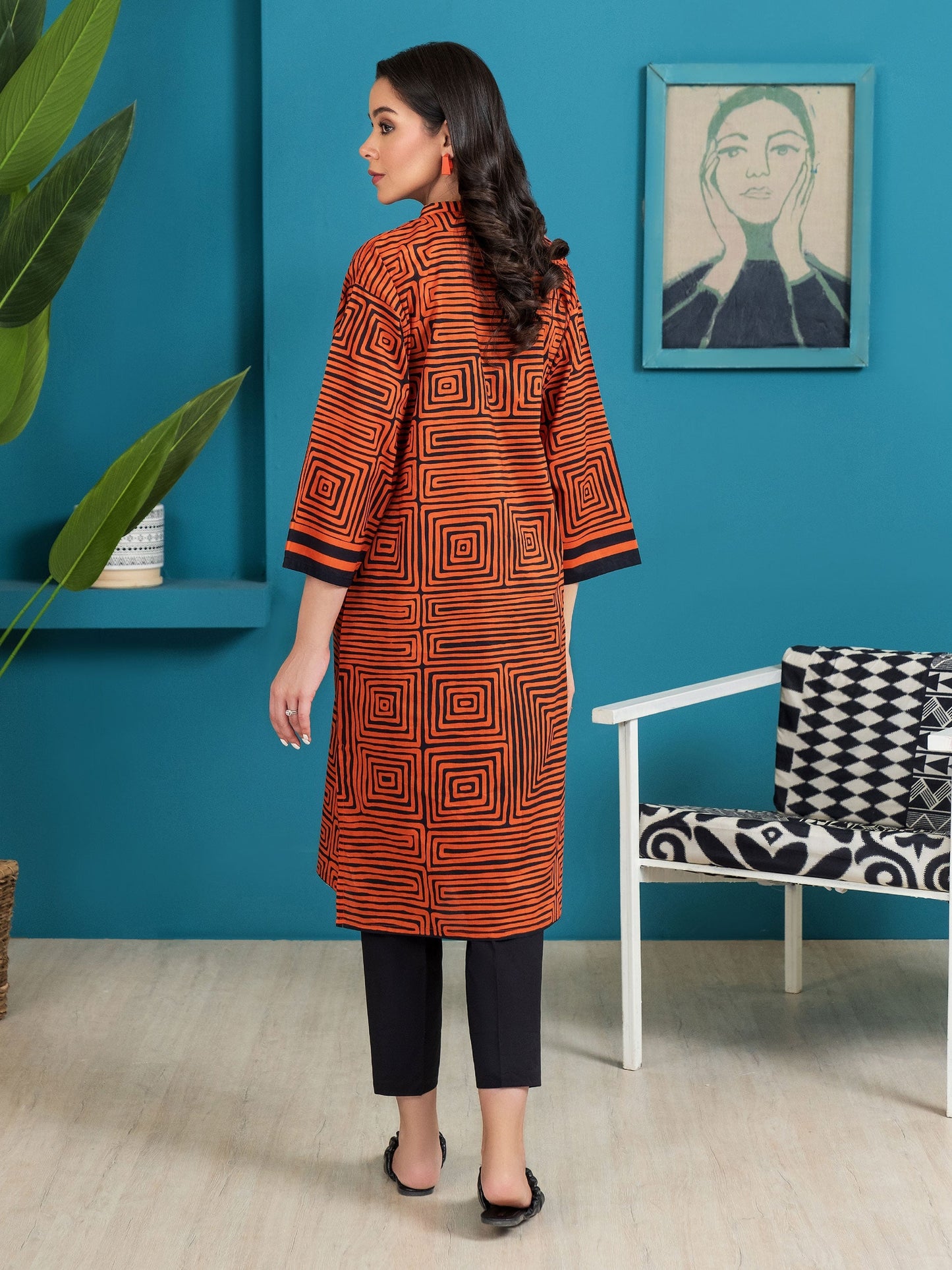 Lawn Shirt-Printed (Unstitched)