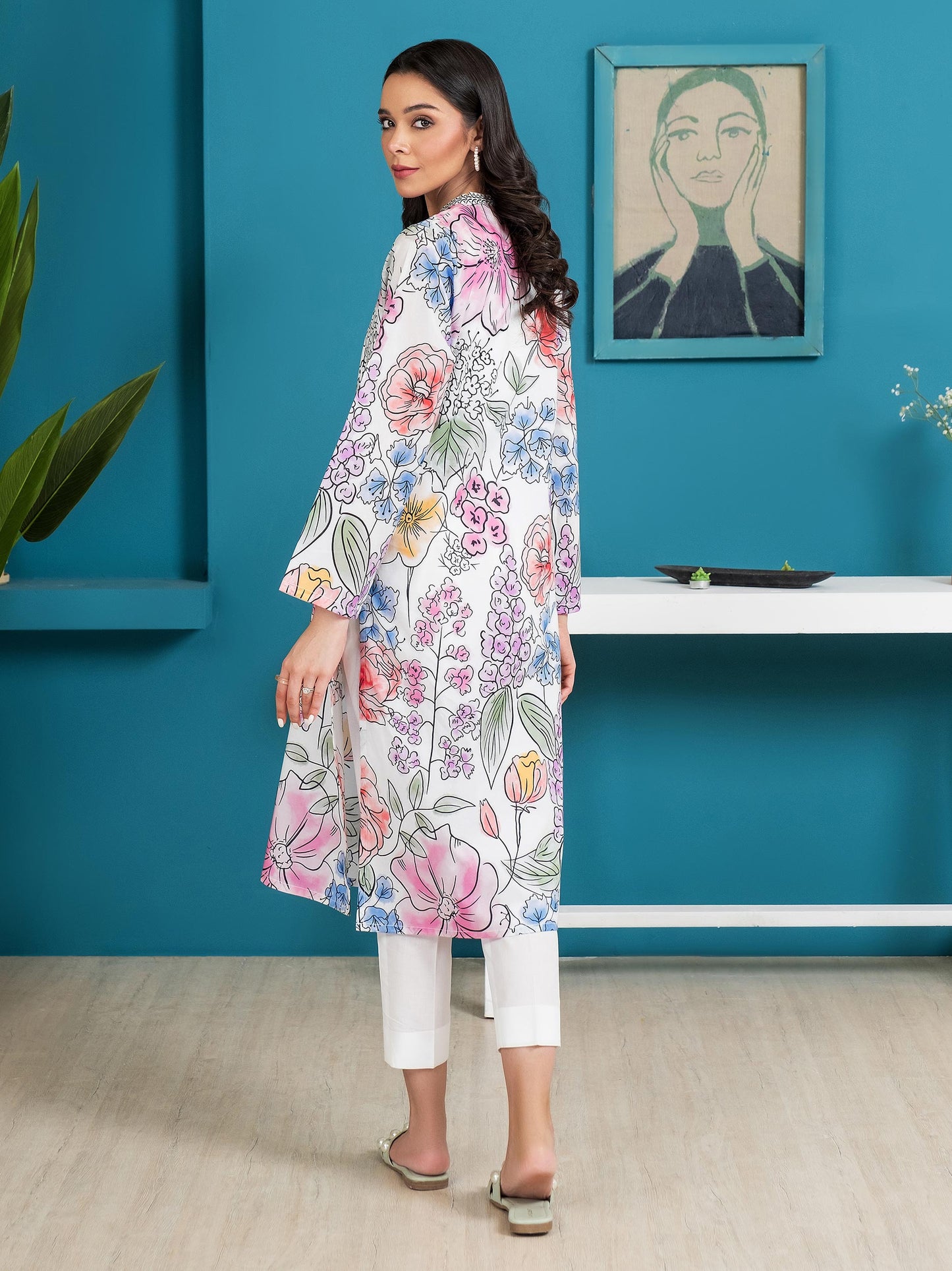 Lawn Shirt-Printed (Unstitched)
