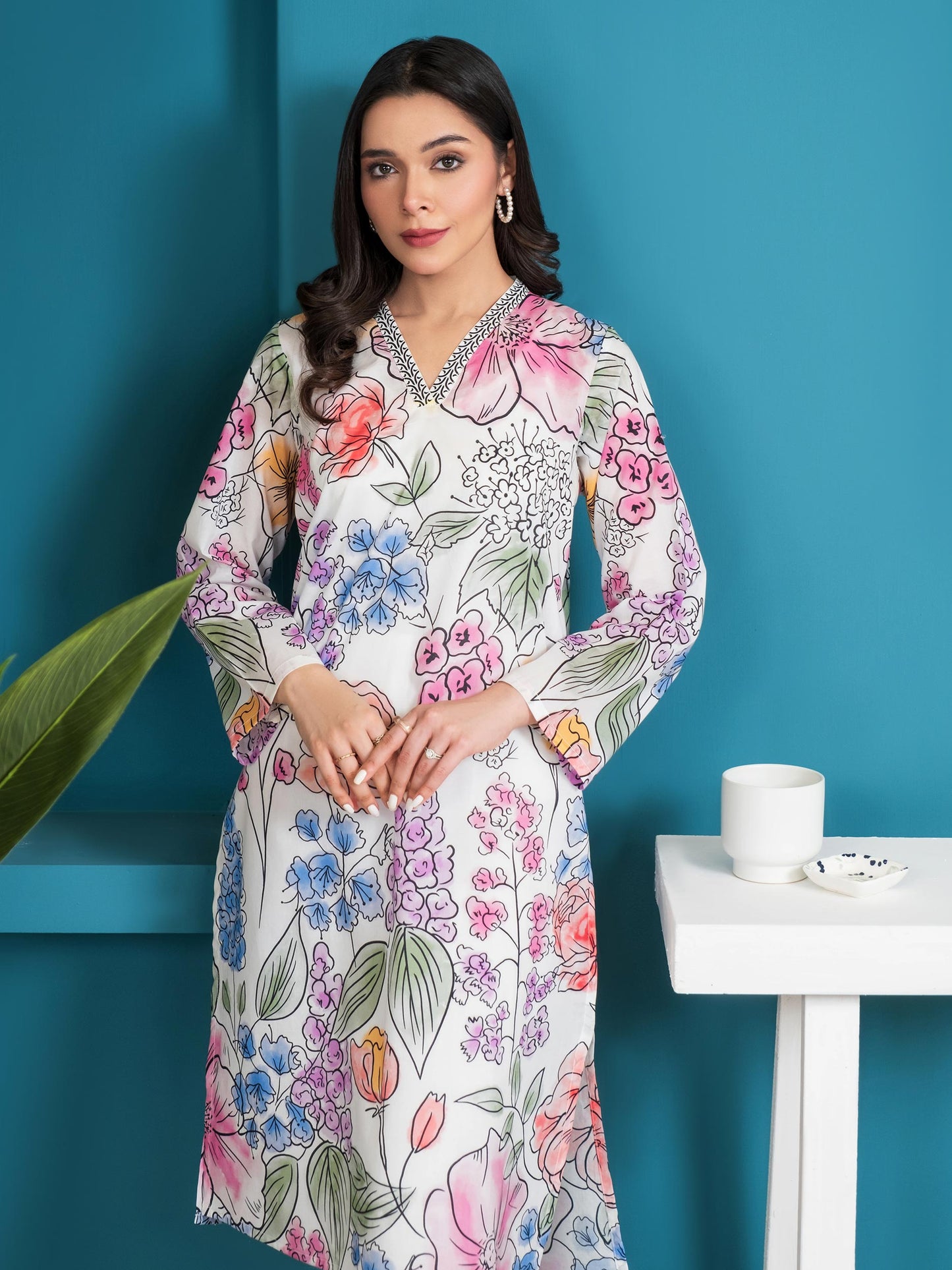 Lawn Shirt-Printed (Unstitched)
