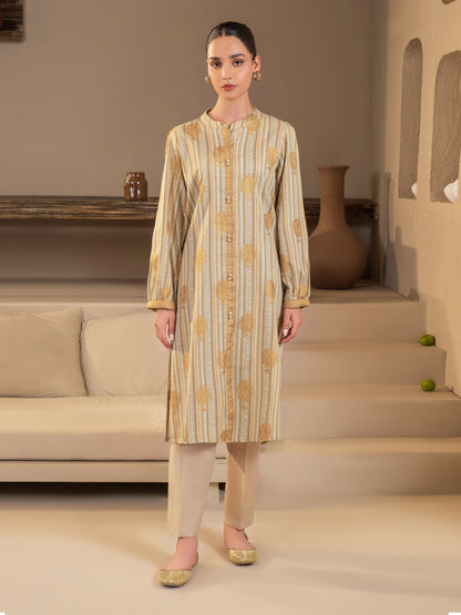 Khaddar Shirt-Paste Print (Unstitched)