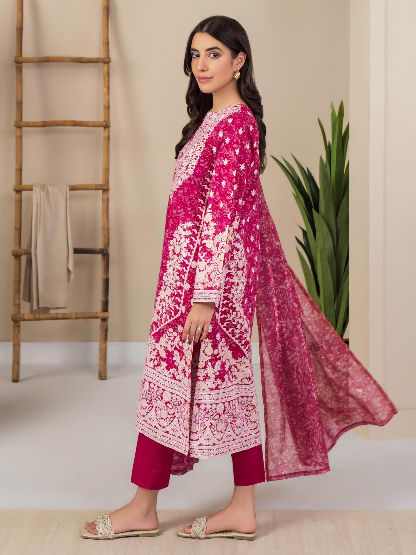 3 Piece Lawn Suit-Paste Print (Unstitched)