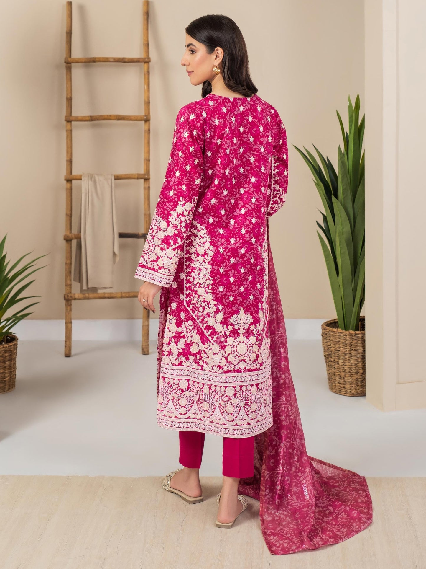 3 Piece Lawn Suit-Paste Print (Unstitched)