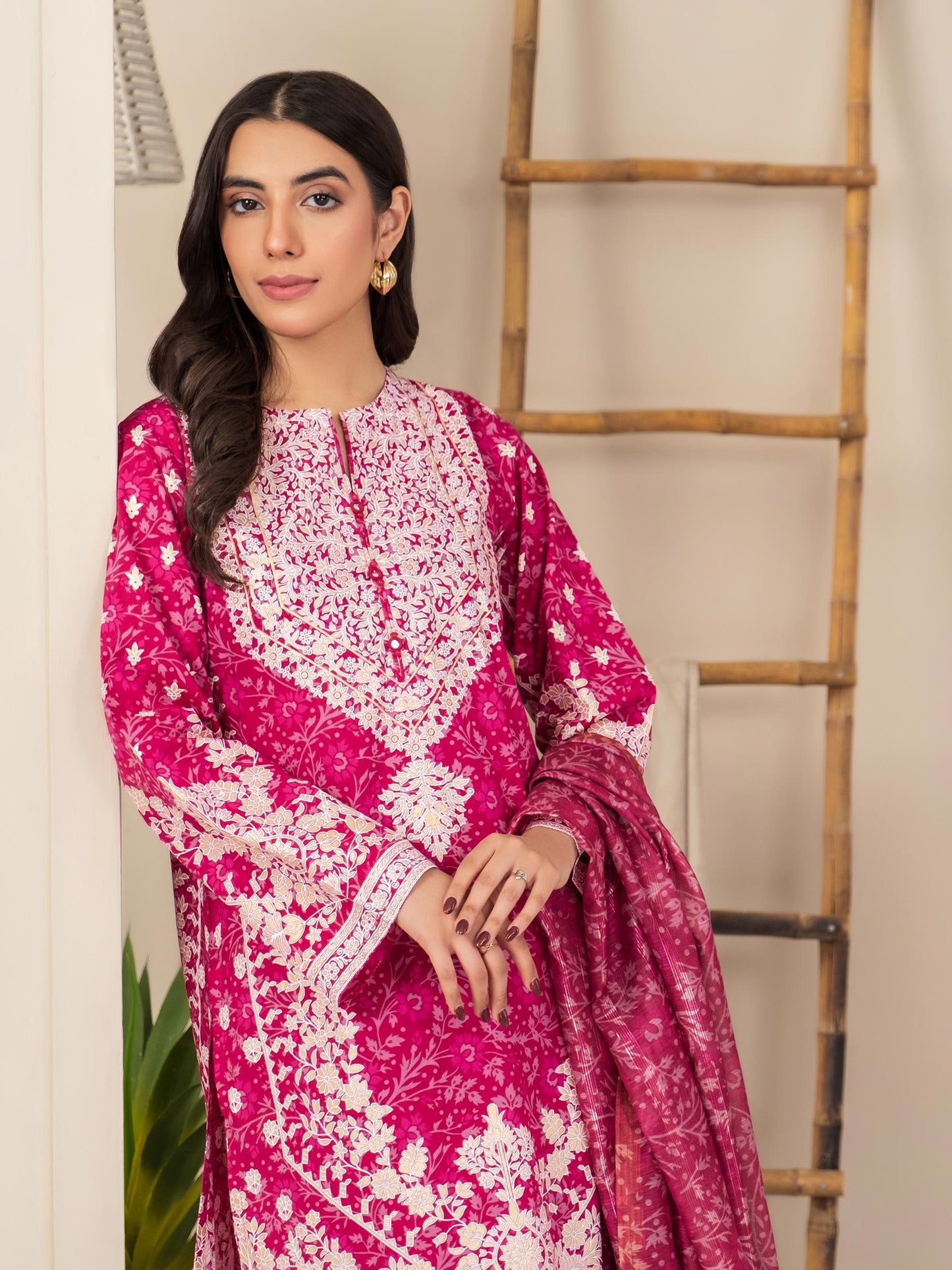 3 Piece Lawn Suit-Paste Print (Unstitched)