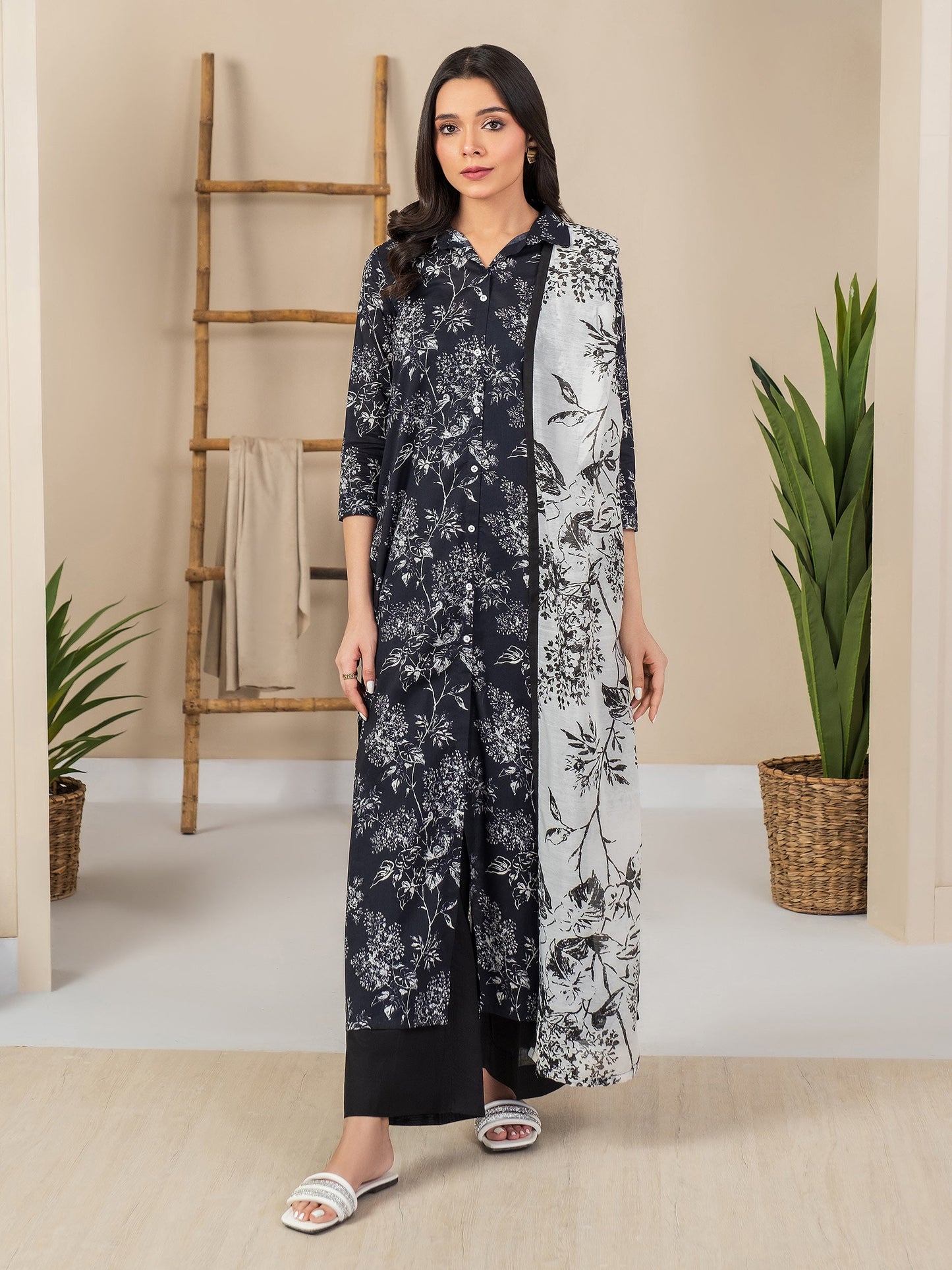 2 Piece Lawn Suit-Printed (Unstitched)