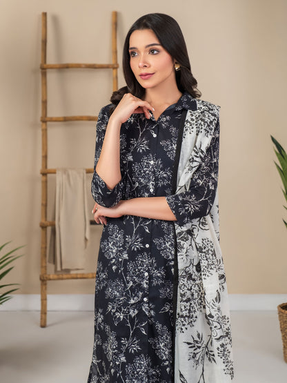 2 Piece Lawn Suit-Printed (Unstitched)