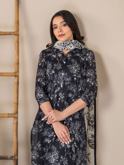 2 Piece Lawn Suit-Printed (Unstitched)