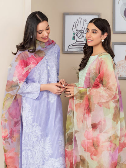 2 Piece Lawn Suit-Paste Print (Unstitched)