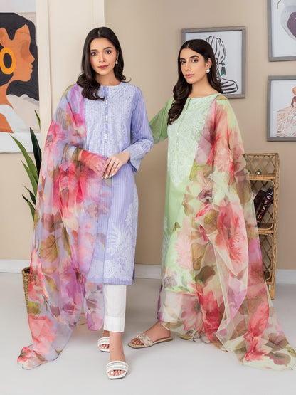 2 Piece Lawn Suit-Paste Print (Unstitched)