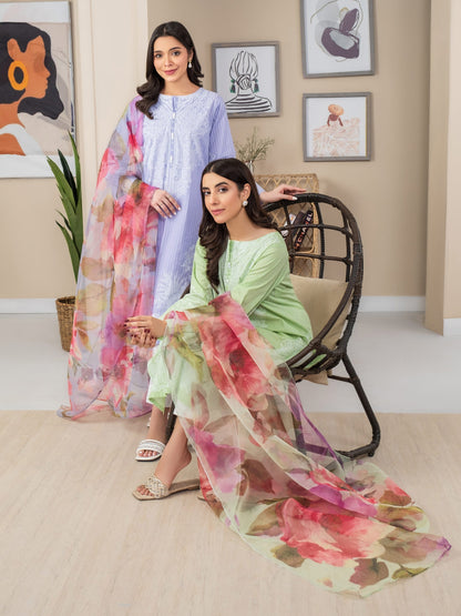 2 Piece Lawn Suit-Paste Print (Unstitched)