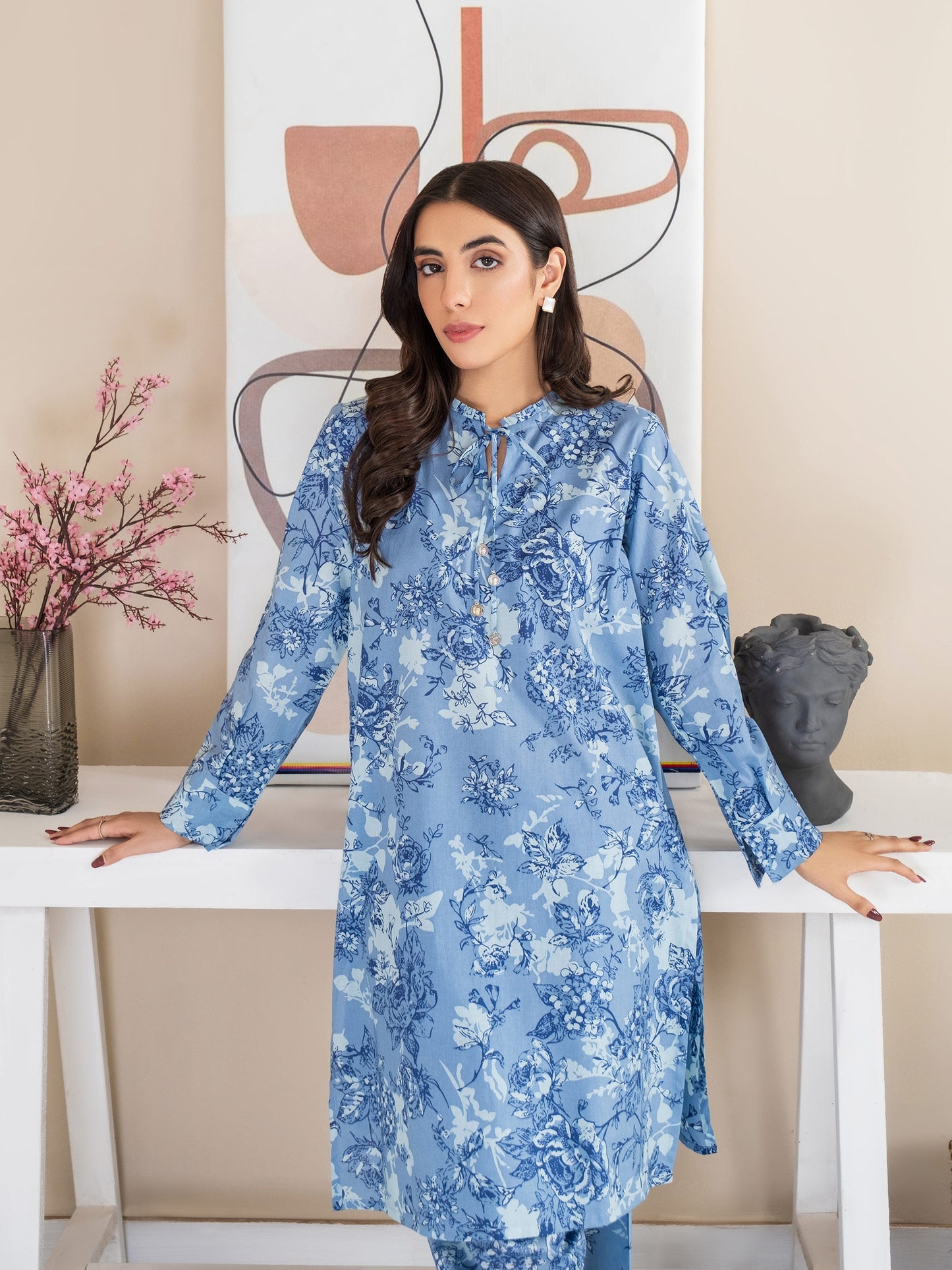 Lawn Shirt-Printed (Unstitched)