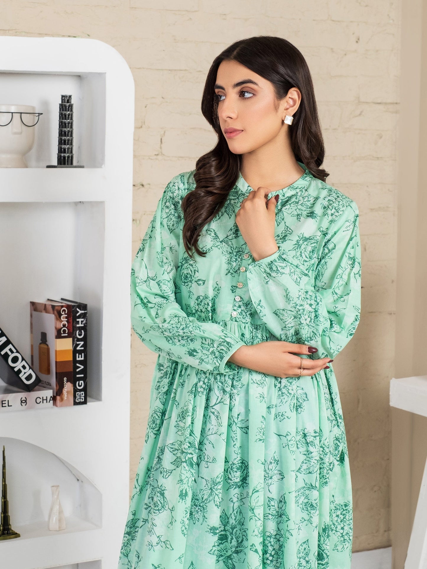 Lawn Shirt-Printed (Unstitched)