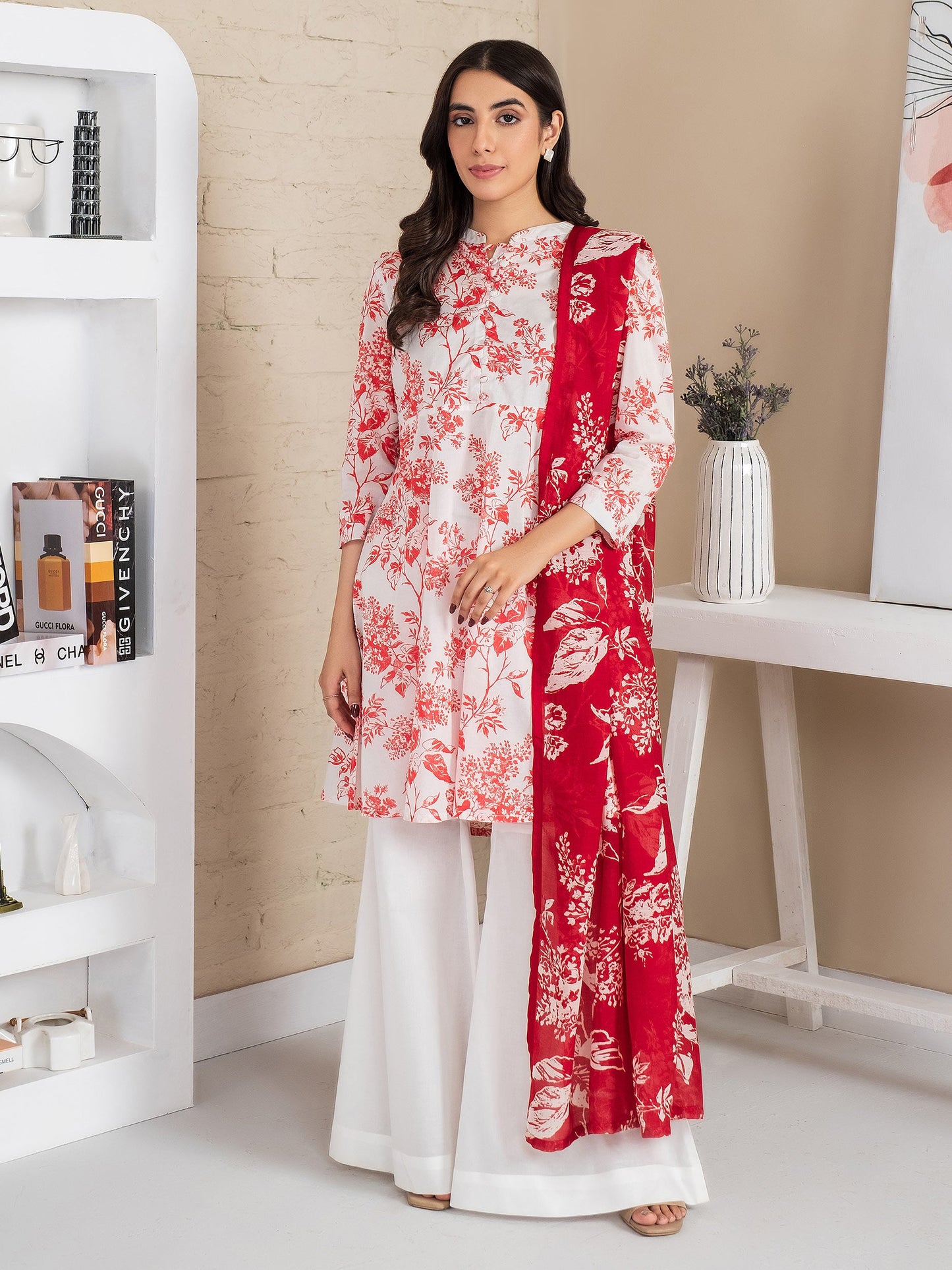 2 Piece Lawn Suit-Printed (Unstitched)