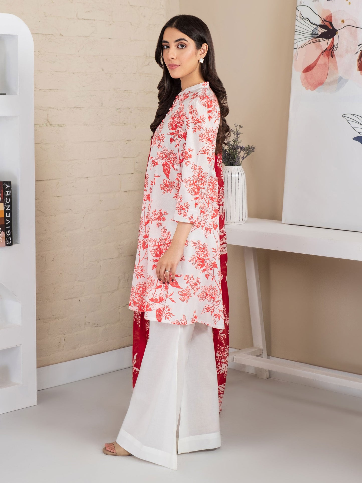 2 Piece Lawn Suit-Printed (Unstitched)
