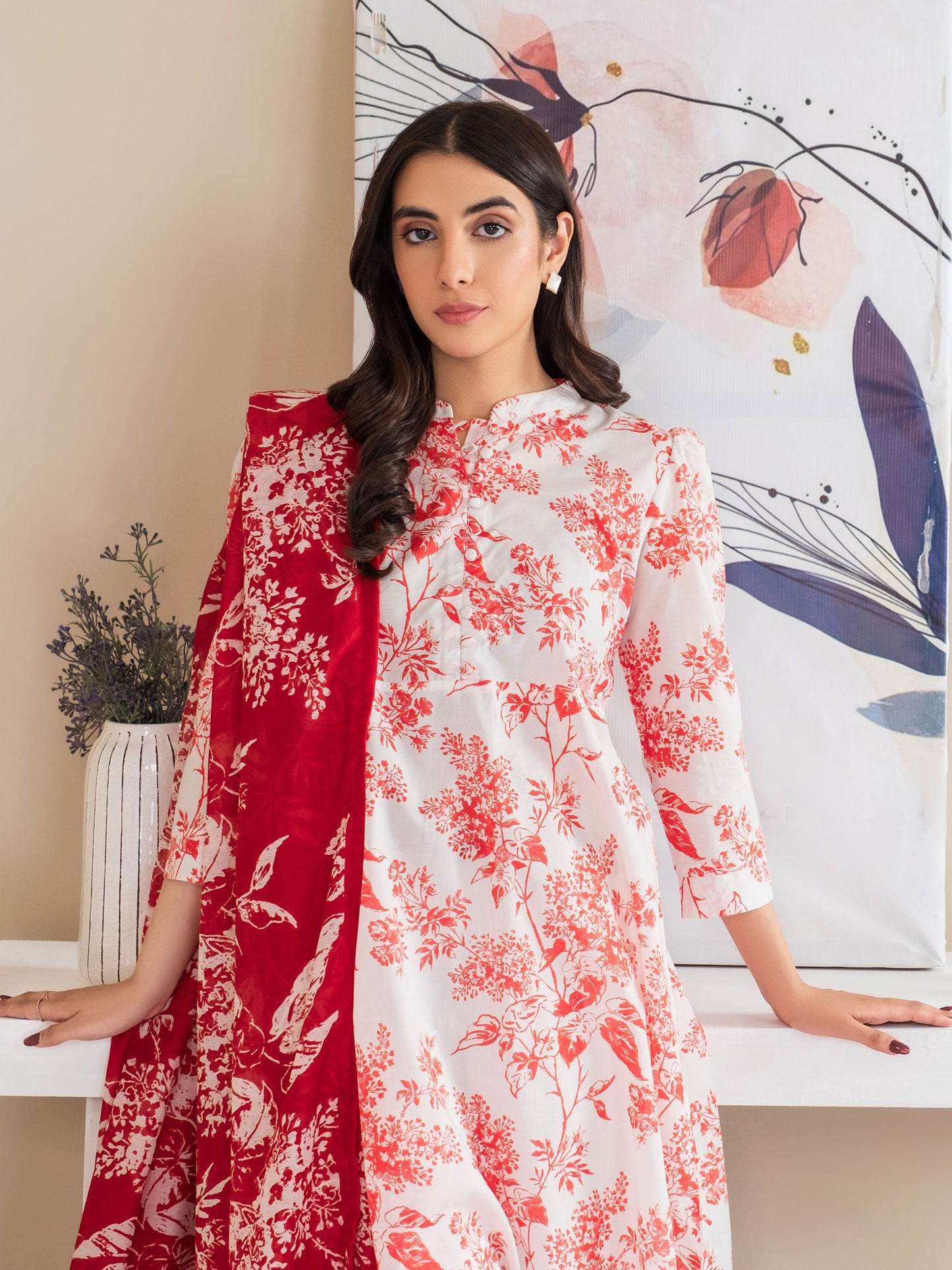 2 Piece Lawn Suit-Printed (Unstitched)