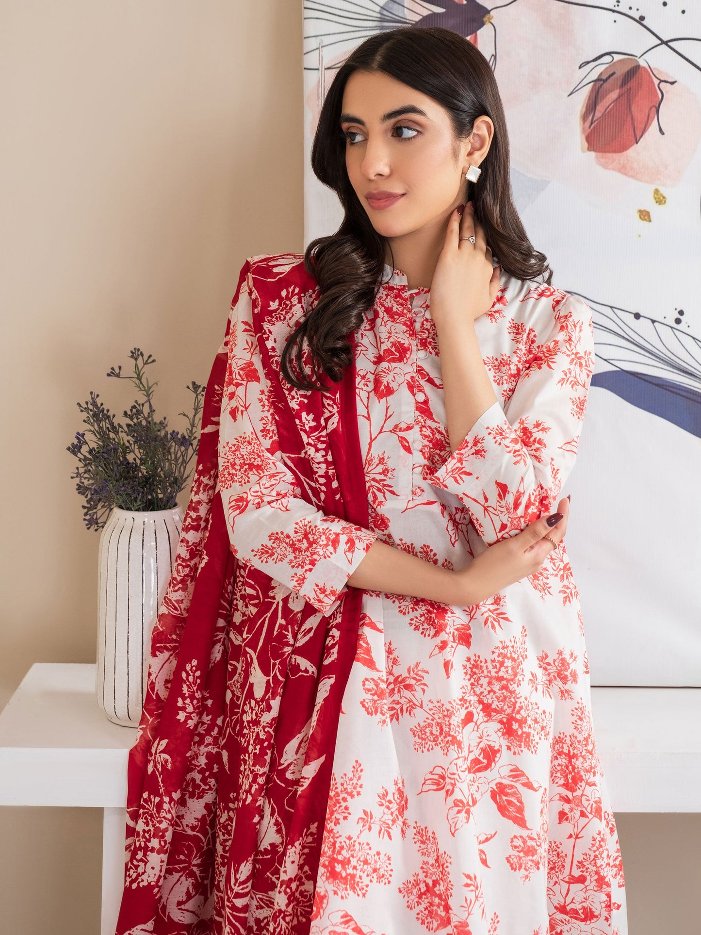 2 Piece Lawn Suit-Printed (Unstitched)