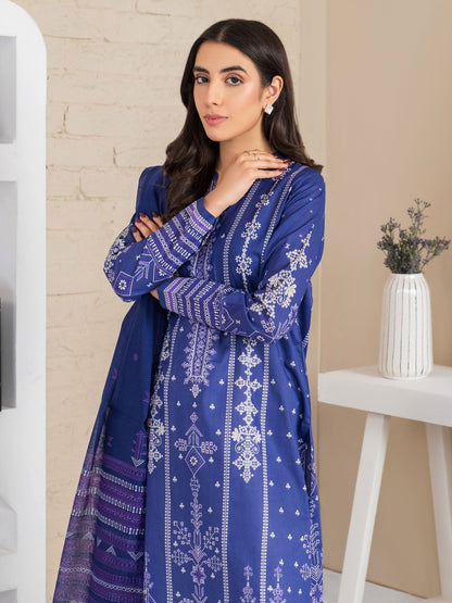 2 Piece Lawn Suit-Paste Print (Unstitched)