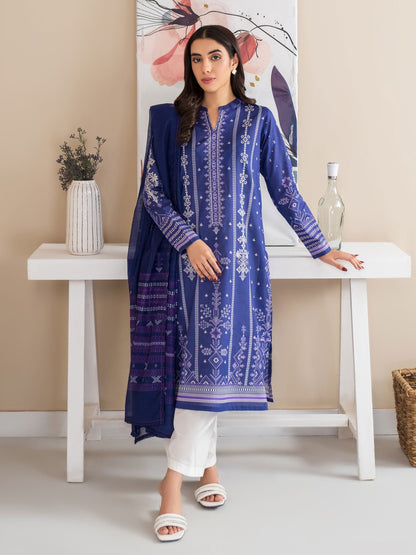 2 Piece Lawn Suit-Paste Print (Unstitched)