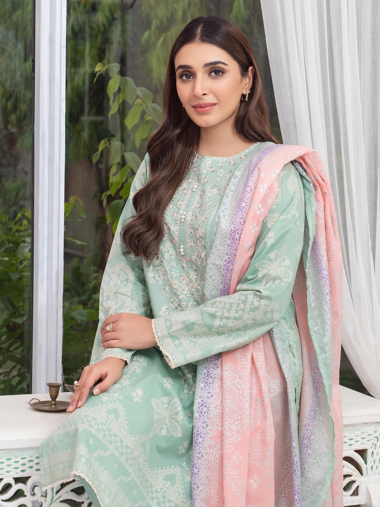 3 Piece Lawn Suit-Embroidered(Unstitched)